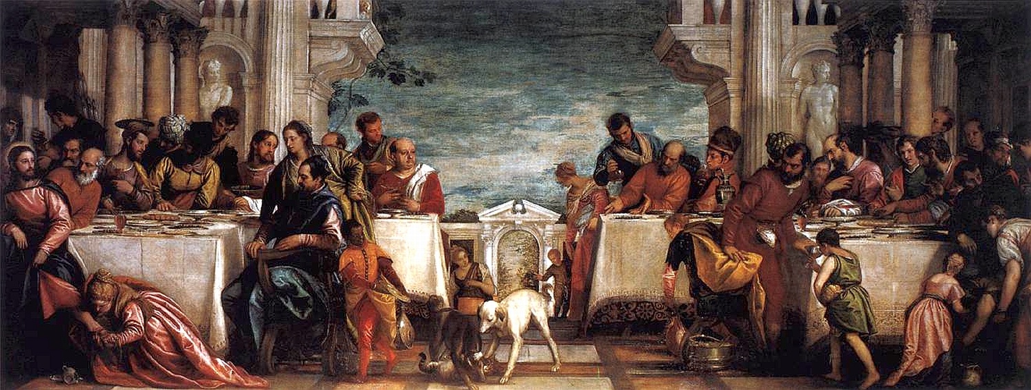 Paolo Veronese, Feast at the House of Simon 1567-1570