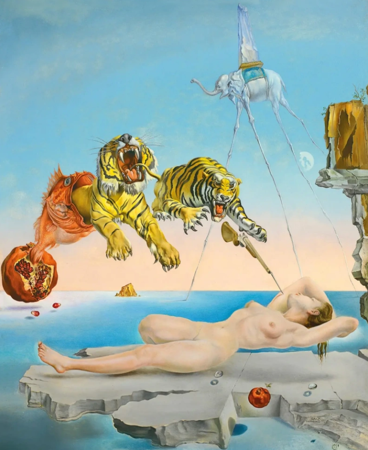 Dream caused by the Flight of a Bee Around a Pomegranate