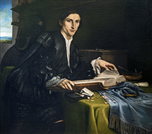 Lorenzo Lotto portrait of Pier Francesco